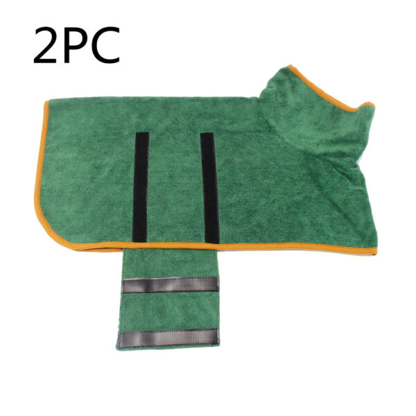 Absorbent Pet Bathrobe With Waist-wrapped Microfiber - Image 22