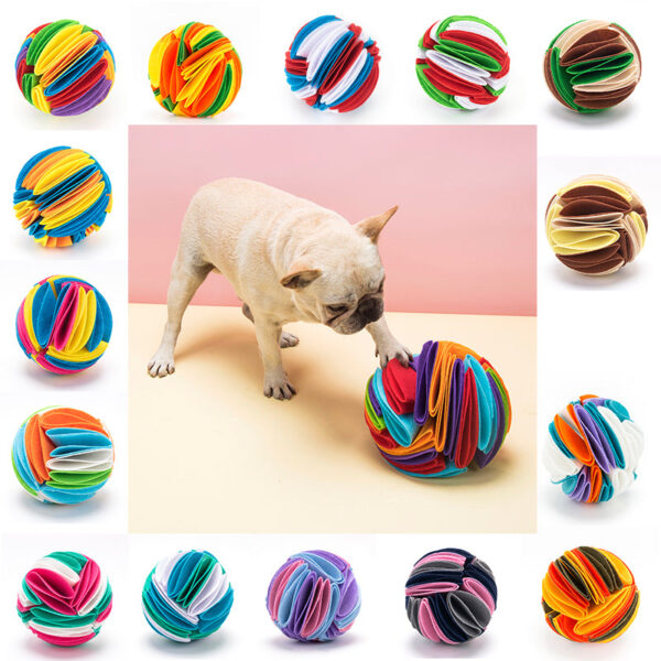 Foldable Dog Snuffle Ball for Dog Training