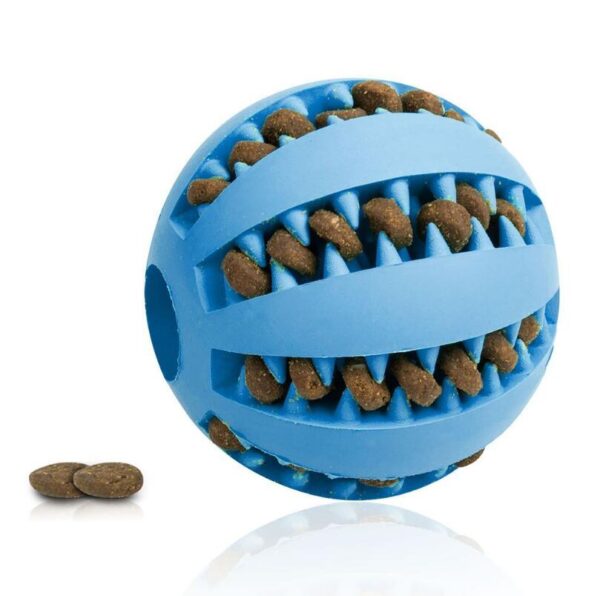 Pet Slow Feeder Dog Toy Cute Funny Rubber Dog Ball Toy - Image 11