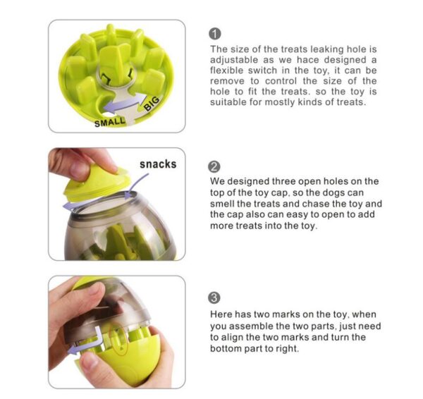 Fun pet toy that drops treats or food - Image 5