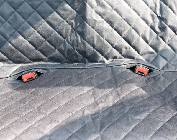 Dog Car Seat Cover With Zipper And Pocket For Travel - Image 4