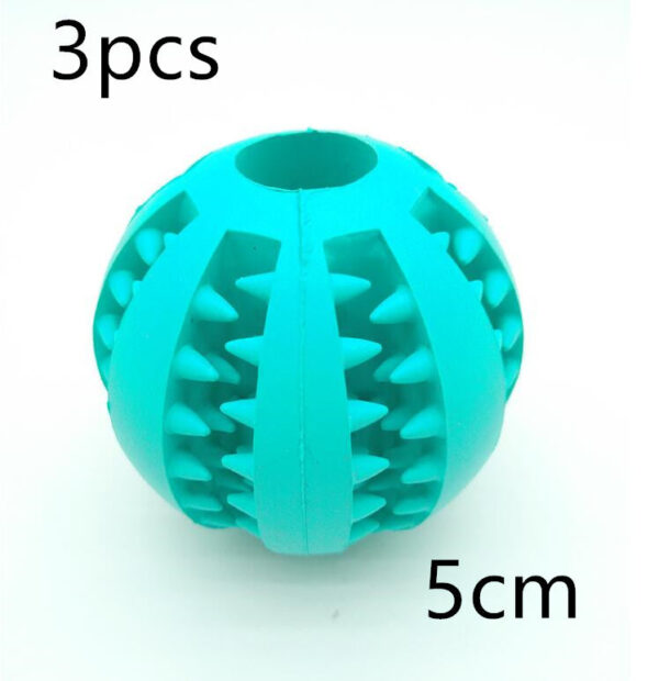 Pet Slow Feeder Dog Toy Cute Funny Rubber Dog Ball Toy - Image 7