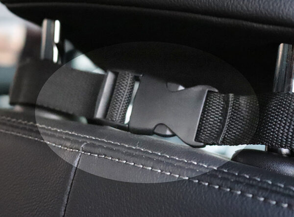 Dog Car Seat Cover With Zipper And Pocket For Travel - Image 5