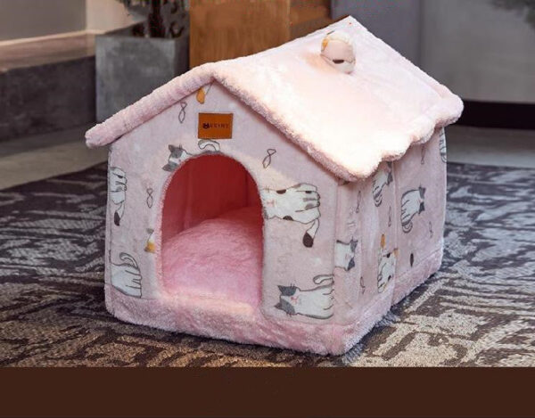 Foldable Pet House Bed for Sleep - Image 7