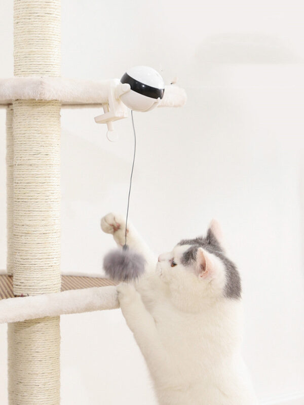 Electric Automatic Lifting Motion Cat Toy Interactive Puzzle Smart Pet Cat Teaser Ball Pet Supply Lifting Toys - Image 4