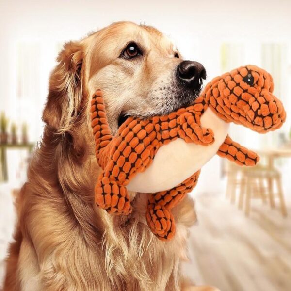 Fun Toy Dinosaur for your Adorable Puppy