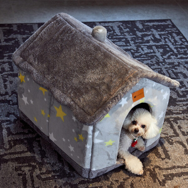 Foldable Pet House Bed for Sleep - Image 5