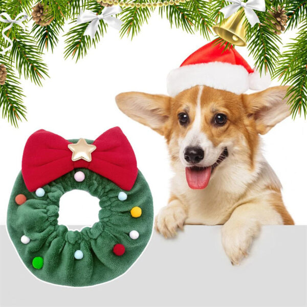 Merry Christmas Pet Bow for your pets collar - Image 2