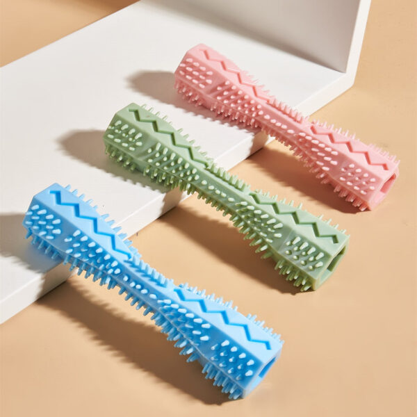 Chewing Dog Chew Toys Dog Toothbrush Teeth Cleaning Kong Dog Toy Pet Toothbrushes Brushing Stick Pet Supplies Puppy Toys - Image 4