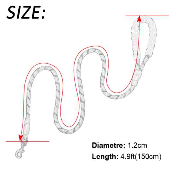 Reflective Dog Leash Nylon Pet Dog Leash Rope For Small Medium Large Dogs Walking Training Pet Suppiles - Image 4