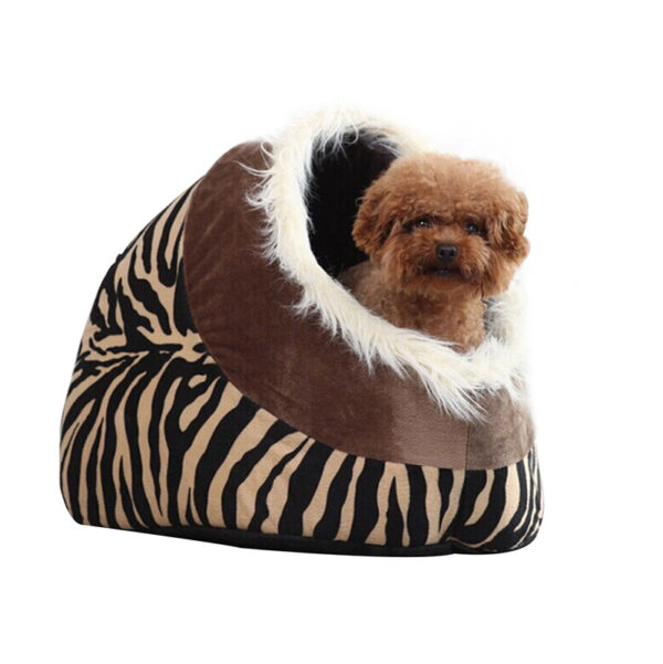 Leopard kennel cat litter cat house dog house dog bed cat bed pet bed supplies - Image 6