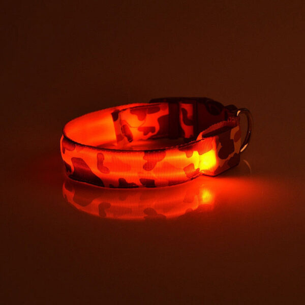 Cool light up camouflage pet collar - Image 2