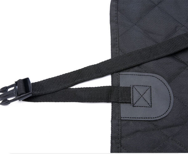 Dog Car Seat Cover With Zipper And Pocket For Travel - Image 3