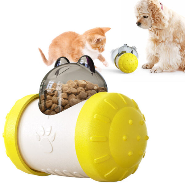 Pets Toys Dog Cat Leaking Food Ball Educational Interactive Toys Swing Bear Slow Food Ball - Image 3