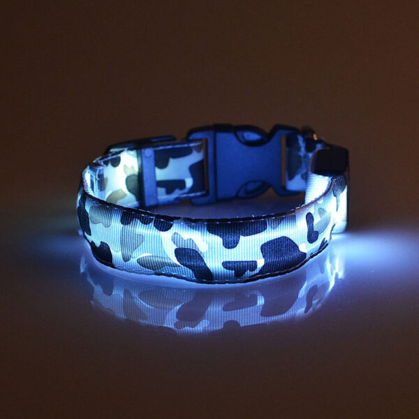 Cool light up camouflage pet collar - Image 4