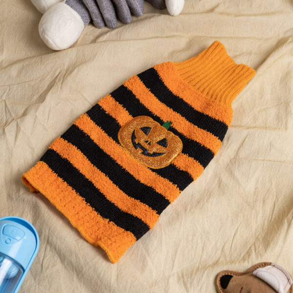 Halloween Dog Sweaters Pet Costume Teddy Warm Leisure Sweater Cosplay Clothes For Dogs Pets Outfits - Image 5