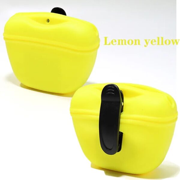 lemon yellow quick rewards pouch for pooch treats