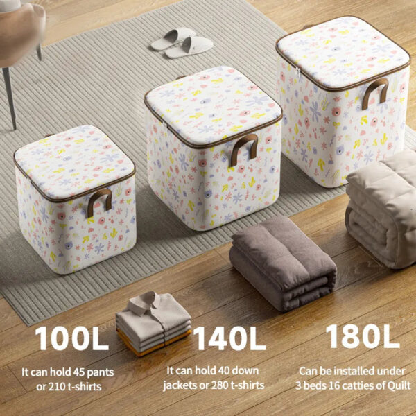 Super colorful fun storage bin multiple size, 100L, 140L, and 180L