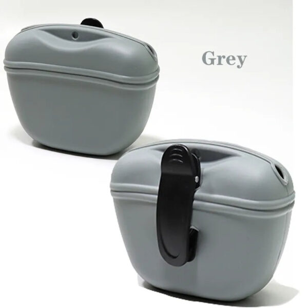 gray quick rewards pouch for pooch treats