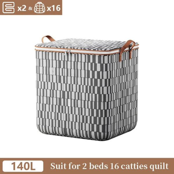 Super colorful fun storage bin - 140L Suit for 2 beds 16 cat quilts