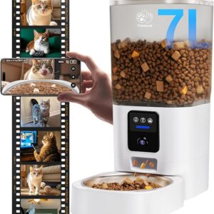 automatic pet feeder with large container