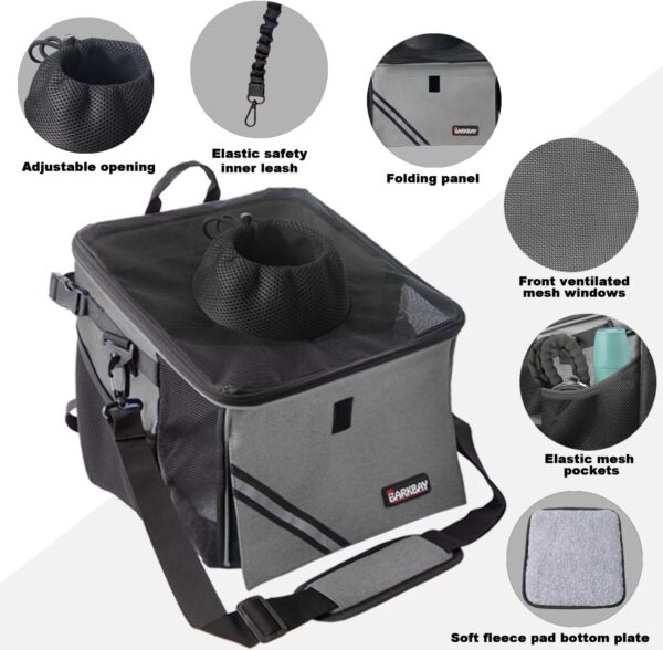 Really cool easy to setup pet carrier bicycle basket for your little pup - Image 5