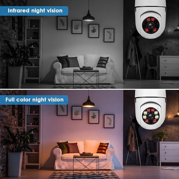 Light Bulb Camera Security Camera 2pack 1080P WiFi - Image 14