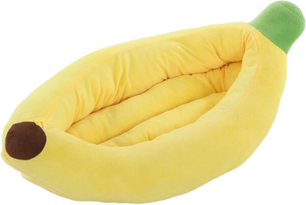 adorable pet banana bed