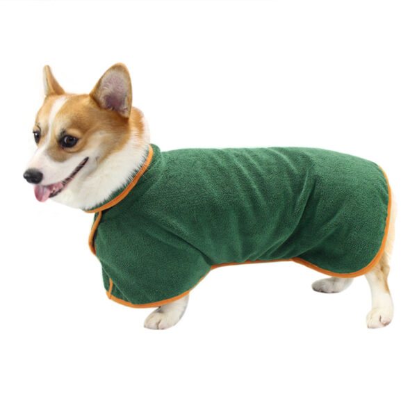 Absorbent Pet Bathrobe With Waist-wrapped Microfiber - Image 7
