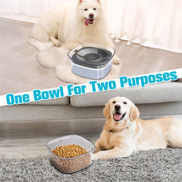 Spill-proof, 2L capacity! Keep pets hydrated with visible water! - Image 6
