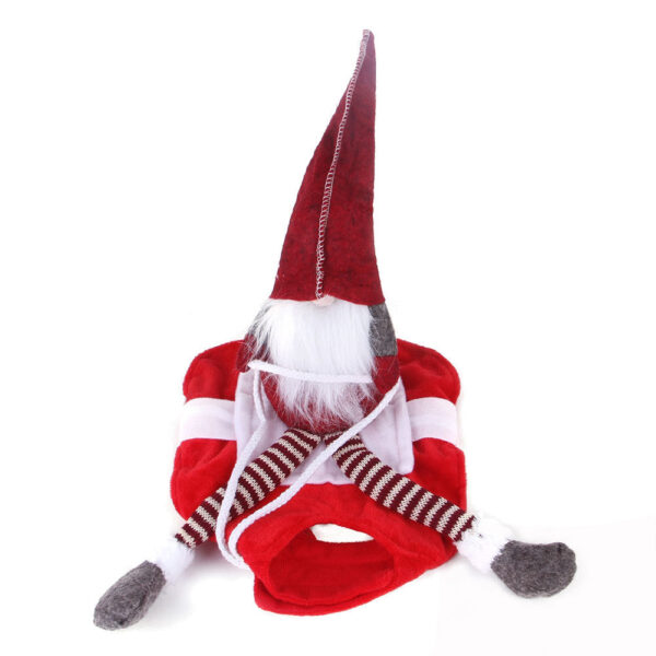 Dog Christmas Clothes Santa Claus Riding Deer - Image 11