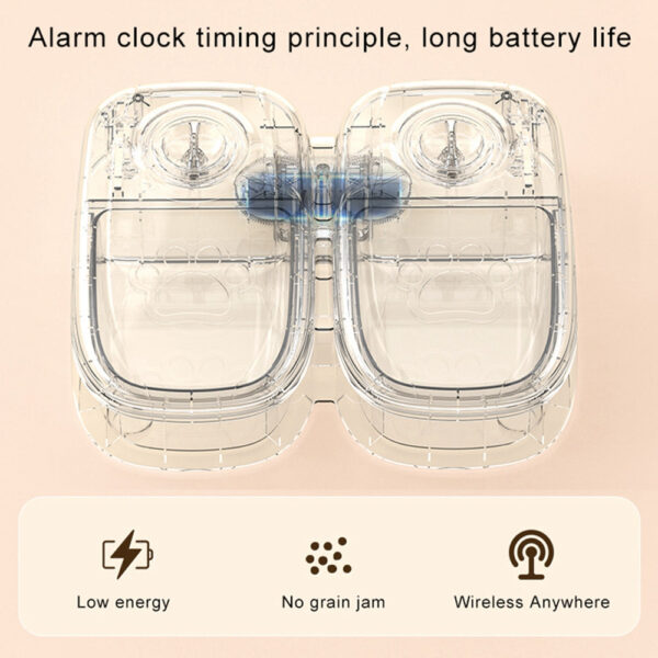 Automatic Pet Feeder Smart Food Dispenser For Cats Dogs Timer Stainless Steel Bowl Auto Dog Cat Pet Feeding Pets Supplies - Image 4