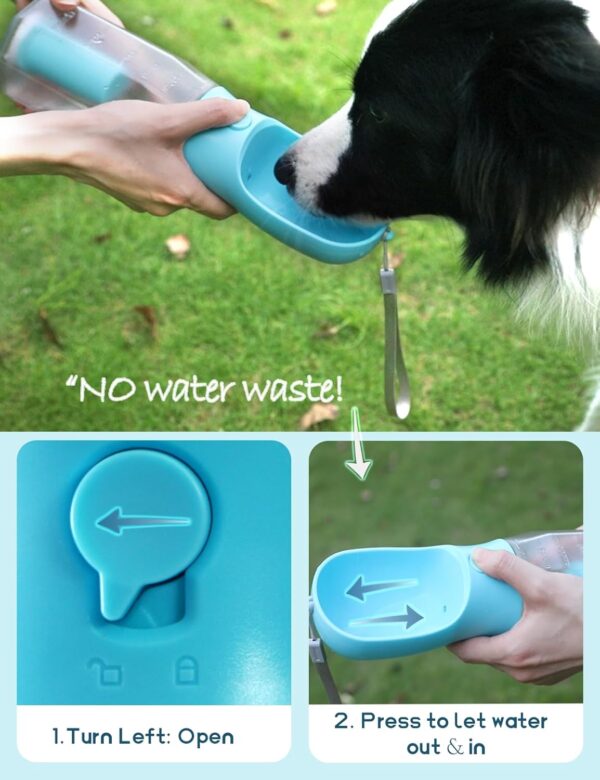 Portable Pet Travel 3-in-1 Dog Water Bottle - Image 4