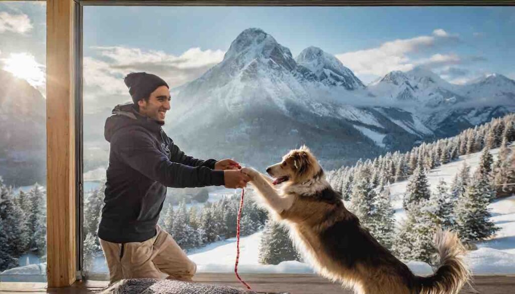 playing indoor with your pet