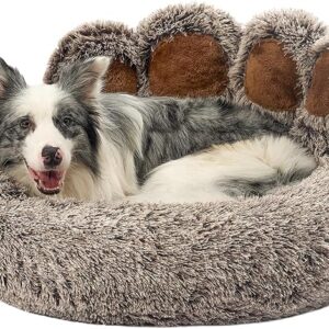 Cute and cuddly pet paw bed for your fur baby