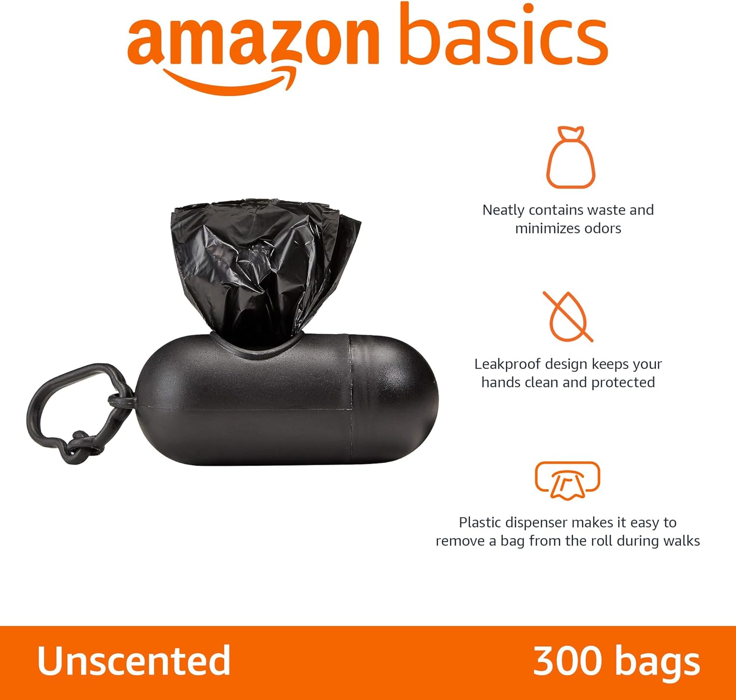 poop unscented bags with disposable signs