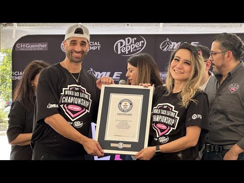 Top competitive eaters in world set Guinness World Record at Taco Cabana World Eating …