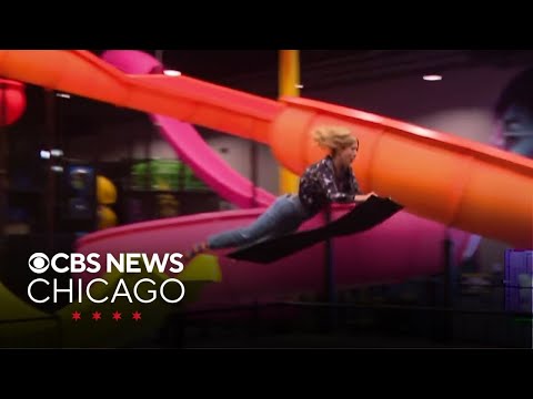 Getting on the slides at Slick City Action Park in Orland Park – YouTube