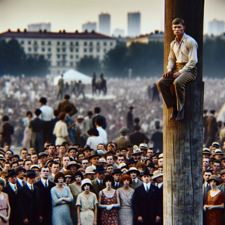 The Enduring Appeal of 1920s Flagpole Sitting and Its Legacy | The Animal Rescue Site