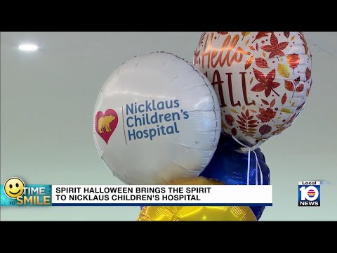 Spirit Halloween brings joy and costumes to kids at Nicklaus Children's Hospital – YouTube