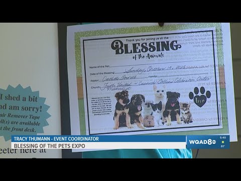 Davenport community celebrates annual Blessing of the Pets event – YouTube