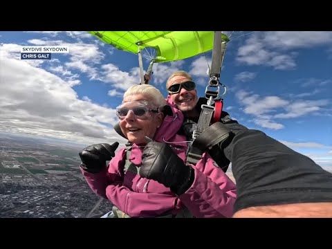85-Year-Old Joins Viral Senior Adventure Trend for Birthday – YouTube