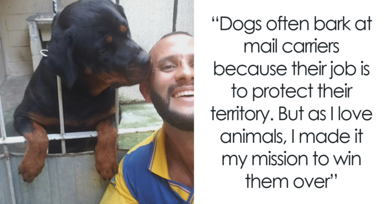 Meet The Mailman Who's Best Friends With Every Dog On His Route (50 Pics)