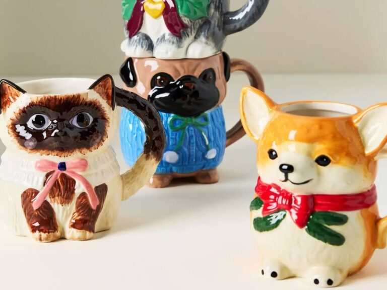 These Christmas Pet Mugs From Anthropologie Are the Cutest To Sip Hot Chocolate From
