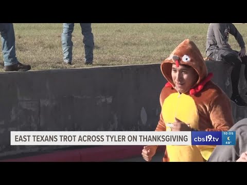 East Texans work up an appetite at annual Tyler Turkey Trot – YouTube