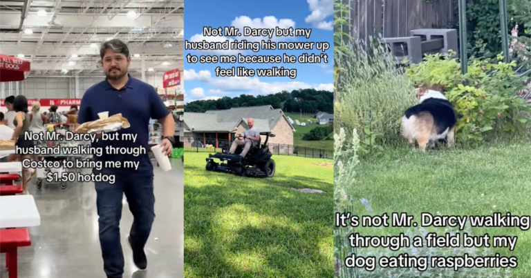 The “Not Mr. Darcy, But…” Meme Has People Showing Viewers The Cute Things Their …