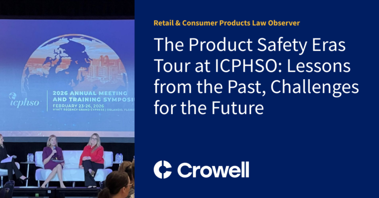 The Product Safety Eras Tour at ICPHSO: Lessons from the Past, Challenges for the Future