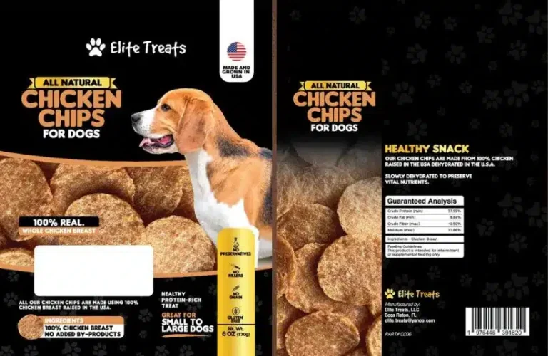 Recall: Elite Treats Chicken Chips for Dogs Over Salmonella Risk