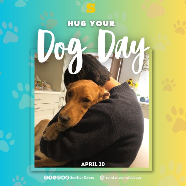 PAW-HUG NGA April 10 is National Hug Your Dog Day, a paws-itive reminder to give …