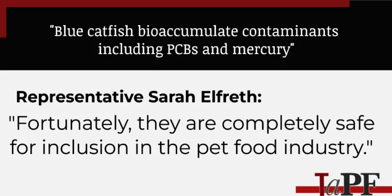 Bill to Allow PCB and Mercury Contaminated Fish in Pet Food
